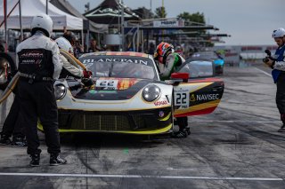 #22 Porsche 911 GT3 R (991) of Billy Johnson and Daniel Morad, Alegra Motorsports, Watkins Glen World Challenge America, Watkins Glen NY
 | Regis Lefebure/SRO
                                      