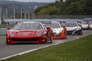 #61 Ferrari 488 GT3 of Daniel Serra and Toni Vilander, R. Ferri Motorsport, Watkins Glen World Challenge America, Watkins Glen NY
 | Brian Cleary/SRO
  