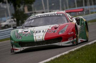 #7 Ferrari 488 GT3 of Martin Fuentes and Caeser Bacarella, Squadra Corse Garage Italia, Watkins Glen World Challenge America, Watkins Glen NY
 | Brian Cleary/SRO
  