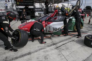 #7 Ferrari 488 GT3 of Martin Fuentes and Caeser Bacarella, Squadra Corse Garage Italia, Watkins Glen World Challenge America, Watkins Glen NY
 | Brian Cleary/SRO
  