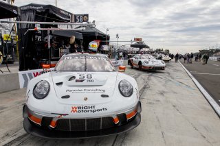 #58 Porsche 911 GT3 R (991) of Patrick Long and Scott Hargrove, Wright Motorsports, Watkins Glen World Challenge America, Watkins Glen NY
 | Brian Cleary/SRO
  