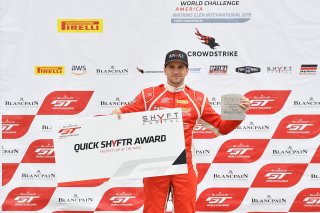 #61 Ferrari 488 GT3 of Daniel Serra  with R. Ferri Motorsport

Watkins Glen World Challenge America , Watkins Glen NY

 | Gavin Baker/SRO
