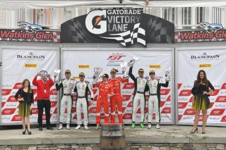 #61 Ferrari 488 GT3 of Daniel Serra and Toni Vilander with R. Ferri Motorsport

Watkins Glen World Challenge America , Watkins Glen NY

Alvaro Parente and Andy Soucek

Rodrigo Baptista and Maxime Soulet | Gavin Baker/SRO
