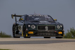 #9 Bentley Continental GT3, Andy Soucek, Alvaro Parente, K-Pax Racing, SRO GT World Challenge America, Road America, September 2019.
 | Brian Cleary/SRO