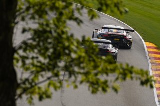 #58 Porsche 911 GT3R (991), Scott Hargrove, Patrick Long, Wright Motorsports, SRO Blancpain GT World Challenge America, Road America, September 2019.
 | Bob Chapman/SRO                    