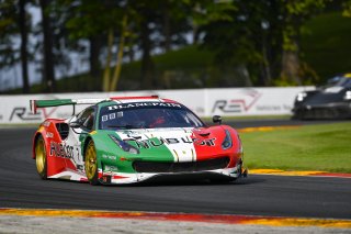 #7 Ferrari 488 GT3 of Martin Fuentes and Mark Issa with Squadra Corse Garage Italia

Road America World Challenge America , Elkhart Lake WI | Gavin Baker/SRO
