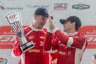 #61 Ferrari 488 GT3, Daniel Serra, Toni Vilander, R. Ferri Motorsport, SRO GT World Challenge America, Road America, September 2019.
 | Brian Cleary/SRO