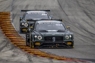 #9 Bentley Continental GT3, Andy Soucek, Alvaro Parente, K-Pax Racing, SRO GT World Challenge America, Road America, September 2019.
 | Brian Cleary/SRO