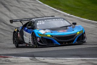 #5 Acura NSX, Till Bechtolsheimer, Trent Hindman, Gradient Racing, SRO GT World Challenge America, Road America, September 2019.
 | Brian Cleary/SRO