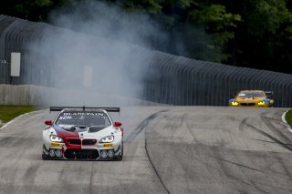 #87 BMW F13 M6 GT3, Henry Schmitt, Gregory Liefooghe, Stephen Cameron Racing, SRO GT World Challenge America, Road America, September 2019.
 | Brian Cleary/SRO