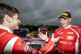 #61 Ferrari 488 GT3, Daniel Serra, Toni Vilander, R. Ferri Motorsport, SRO GT World Challenge America, Road America, September 2019.
 | Brian Cleary/SRO