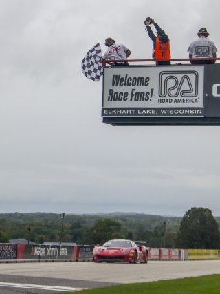 #61 Ferrari 488 GT3, Daniel Serra, Toni Vilander, R. Ferri Motorsport, SRO GT World Challenge America, Road America, September 2019. | Brian Cleary/SRO Motorsports Group