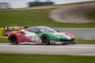 #7 Ferrari 488 GT3, Mark Issa, Martin Fuentes, Squadra Corse, SRO GT World Challenge America, Road America, September 2019. | Brian Cleary/SRO Motorsports Group
