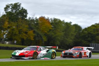 #7 Ferrari 488 GT3 of Martin Fuentes and Mark Issa with Squadra Corse Garage Italia

Road America World Challenge America , Elkhart Lake WI | Gavin Baker/SRO
