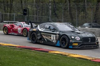 #3 Bentley Continental GT3, Rodrigo Baptista, Maxime Soulet, K-PAX Racing, SRO GT World Challenge America, Road America, September 2019.
 | SRO Motorsports Group