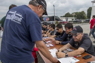 Autograph session, SRO GT World Challenge America, Road America, September 2019.
 | Brian Cleary/SRO