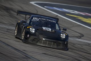 #38 Porsche 911 GT3R (991), Kevan Millstein, Alex Baron, K2R Motorsports, Blancpain GT World Challenge  America, Las Vegas, October 2019.
 | Brian Cleary/SRO