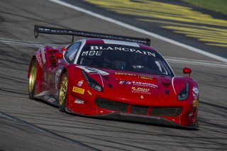 #61 Ferrari 488 GT3, Miguel Molina, Toni Vilander, R. Ferri Motorsport, Blancpain GT World Challenge  America, Las Vegas, October 2019.
 | Brian Cleary/SRO