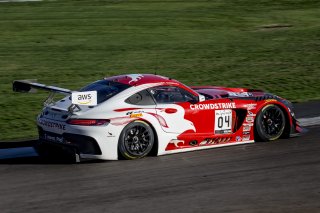 #04 Mercedes AMG GT3, George Kurtz, Colin Braun, DXDT Racing, Blancpain GT World Challenge  America, Las Vegas, October 2019.
 | Brian Cleary/SRO