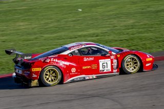 #61 Ferrari 488 GT3, Miguel Molina, Toni Vilander, R. Ferri Motorsport, Blancpain GT World Challenge  America, Las Vegas, October 2019.
 | Brian Cleary/SRO