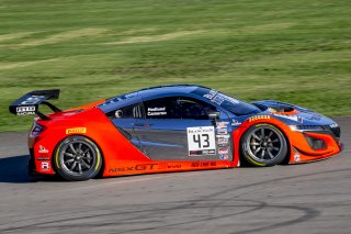 #43 Acura NSX, Mike Hedlund, Dane Cameron, RealTime Racing, Blancpain GT World Challenge  America, Las Vegas, October 2019.
 | Brian Cleary/SRO