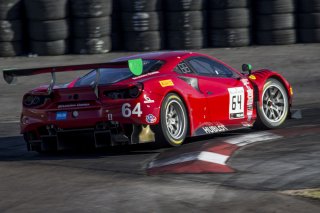 #64 Ferrari 488GT3, Bret Curtis, Alessandro Balzan, Scuderia CorsaBlancpain GT World Challenge  America, Las Vegas, October 2019.
 | Brian Cleary/SRO