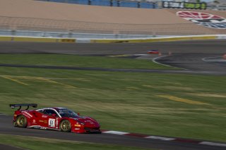 #61 Ferrari 488 GT3, Miguel Molina, Toni Vilander, R. Ferri Motorsport, Blancpain GT World Challenge  America, Las Vegas, October 2019.
 | Brian Cleary/SRO