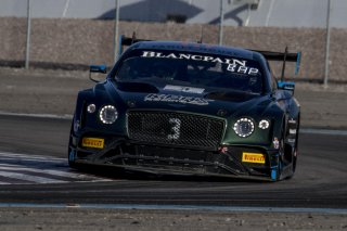 #3 Bentley Continental GT3, Rodrigo Baptista, Maxime Soulet, K-PAX Racing, Blancpain GT World Challenge  America, Las Vegas, October 2019.
 | Brian Cleary/SRO