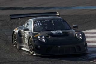 #38 Porsche 911 GT3R (991), Kevan Millstein, Alex Baron, K2R Motorsports, Blancpain GT World Challenge  America, Las Vegas, October 2019.
 | Brian Cleary/SRO