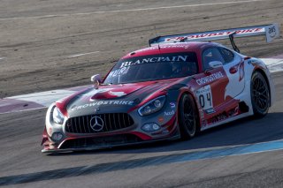 #04 Mercedes AMG GT3, George Kurtz, Colin Braun, DXDT Racing, Blancpain GT World Challenge  America, Las Vegas, October 2019.
 | Brian Cleary/SRO
