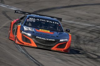 #43 Acura NSX, Mike Hedlund, Dane Cameron, RealTime Racing, Blancpain GT World Challenge  America, Las Vegas, October 2019.
 | Brian Cleary/SRO