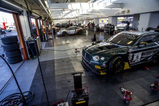 #9 Bentley Continental GT3, Andy Soucek, Alvaro Parente, K-Pax Racing, Blancpain GT World Challenge  America, Las Vegas, October 2019.
 | Brian Cleary/SRO
