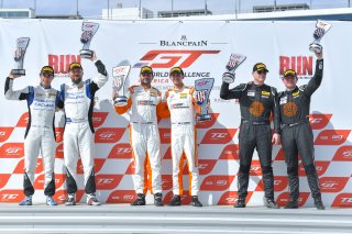 #91 Porsche 911 GT3 R (991) of Anthony Imperato and Matt Campbell with Wright Motorsports

Mike Hedlund and Dane Cameron

Till Bechtolsheimer  and Marc Miller

2019 Blancpain GT World Challenge America - Las Vegas, Las Vegas NV | Gavin Baker/SRO
