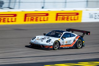 #91 Porsche 911 GT3 R (991) of Anthony Imperato and Matt Campbell with Wright Motorsports

2019 Blancpain GT World Challenge America - Las Vegas, Las Vegas NV | Fabian Lagunas/SRO