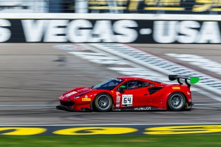 #64 Ferrari 488 GT3 of Bret Curtis and Alessandro Balzan with Scuderia Corsa

2019 Blancpain GT World Challenge America - Las Vegas, Las Vegas NV | Fabian Lagunas/SRO