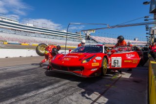 #61 Ferrari 488 GT3 of Miguel Molina and Toni Vilander with R. Ferri Motorsport

2019 Blancpain GT World Challenge America - Las Vegas, Las Vegas NV | Fabian Lagunas/SRO