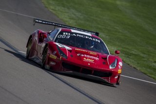 #61 Ferrari 488 GT3, Miguel Molina, Toni Vilander, R. Ferri Motorsport, Blancpain GT World Challenge  America, Las Vegas, October 2019.
 | Brian Cleary/SRO