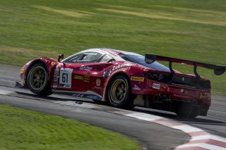 #61 Ferrari 488 GT3, Miguel Molina, Toni Vilander, R. Ferri Motorsport, Blancpain GT World Challenge  America, Las Vegas, October 2019.
 | Brian Cleary/SRO