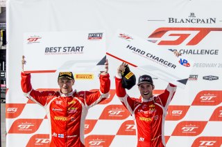 #61 Ferrari 488 GT3, Miguel Molina, Toni Vilander, R. Ferri Motorsport, Blancpain GT World Challenge  America, Las Vegas, October 2019.
 | Brian Cleary/SRO