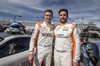 #91 Porsche 911 GT3R (991), Anthony Imperator, Matt Campbell, Wright Motorsports, Blancpain GT World Challenge  America, Las Vegas, October 2019.
 | Brian Cleary/SRO