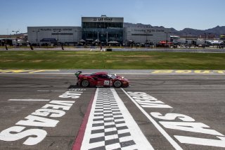 #64 Ferrari 488GT3, Bret Curtis, Alessandro Balzan, Scuderia CorsaBlancpain GT World Challenge  America, Las Vegas, October 2019.
 | Brian Cleary/SRO