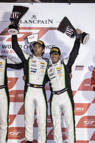 #9 Bentley Continental GT3, Andy Soucek, Alvaro Parente, K-Pax Racing, Blancpain GT World Challenge  America, Las Vegas, October 2019.
 | Brian Cleary/SRO