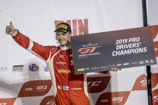 #61 Ferrari 488 GT3, Miguel Molina, Toni Vilander, R. Ferri Motorsport, Blancpain GT World Challenge  America, Las Vegas, October 2019.
 | Brian Cleary/SRO