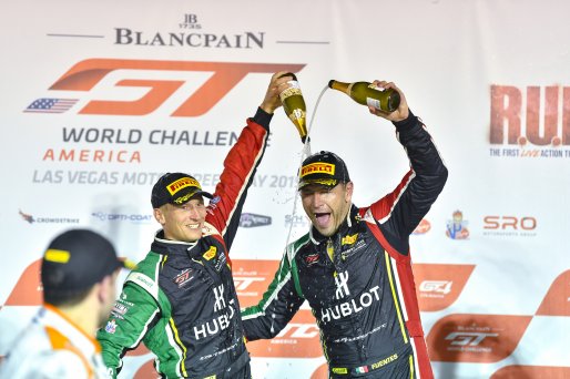 #7 Ferrari 488 GT3 of Martin Fuentes and Renger Van Der Zande with Squadra Corse Garage Italia

2019 Blancpain GT World Challenge America - Las Vegas, Las Vegas NV | Gavin Baker/SRO
