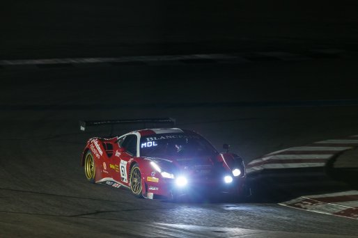 #61 Ferrari 488 GT3 of Miguel Molina and Toni Vilander with R. Ferri Motorsport

2019 Blancpain GT World Challenge America - Las Vegas, Las Vegas NV | Fabian Lagunas/SRO