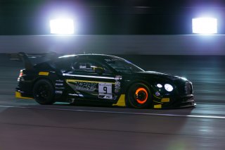#9 Bentley Continental GT3 of Alvaro Parente and Andy Soucek with K-PAX Racing2019 Blancpain GT World Challenge America - Las Vegas, Las Vegas NV | Fabian Lagunas/SRO