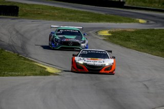 #43, Acura NSX, Bret Curtis and Dane Cameron, GT SprintX, VIRginia International Raceway, Alton VA
 | Brian Cleary/SRO
