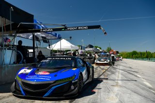 #5 Acura NSX of Ryan Eversley and Till Bechtolsheimer 

VIRginia International Raceway, Alton VA | Gavin Baker/SRO

