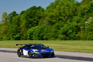 #5 Acura NSX of Ryan Eversley and Till Bechtolsheimer 

VIRginia International Raceway, Alton VA | Gavin Baker/SRO

