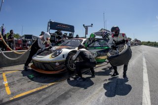 #24, Porsche 911 GT3 R (991), Wolf Henzler and Marco Holzer, GT SprintX, VIRginia International Raceway, Alton VA
 | Brian Cleary/SRO
